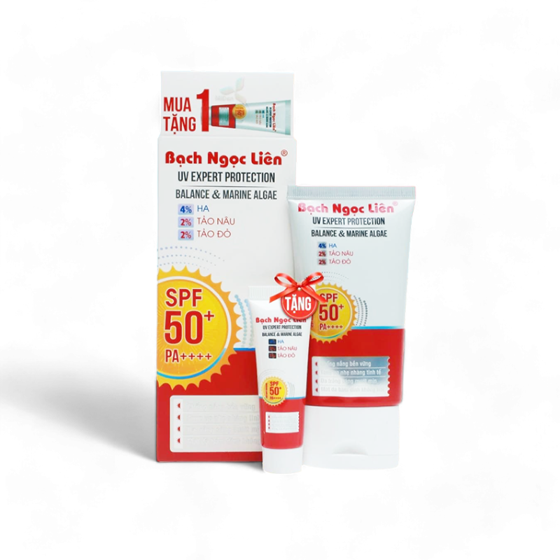 Kem Chống Nắng Bạch Ngọc Liên UV Expert Protection 50g Làm dịu da ngăn cháy nắng