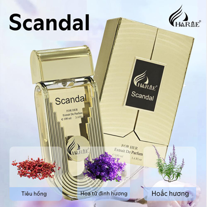 Charme Scandal mang màu vàng óng ánh biểu tượng cho ánh sáng năng lượng tích cực và vẻ đẹp rực rỡ