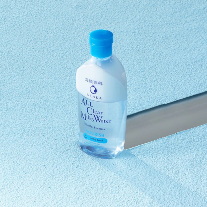 Nước tẩy trang Micellar All Clear Water Fresh Senka Nourish Màu Xanh Dương