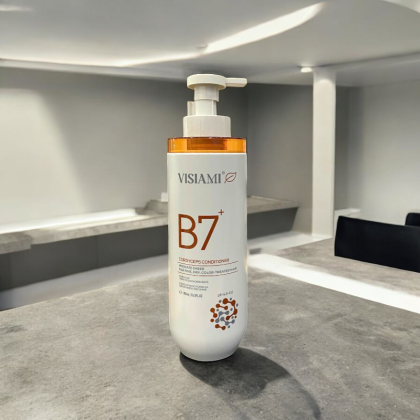 Bộ dầu gội xả Visiami Biotin B7 "Cam" Cordyceps 780ml - Đông trùng hạ thảo giảm rụng mọc tóc nhanh