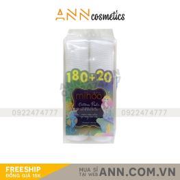 Bông Tẩy Trang Mihoo 100% Cotton (200 Miếng) - 8936112021140