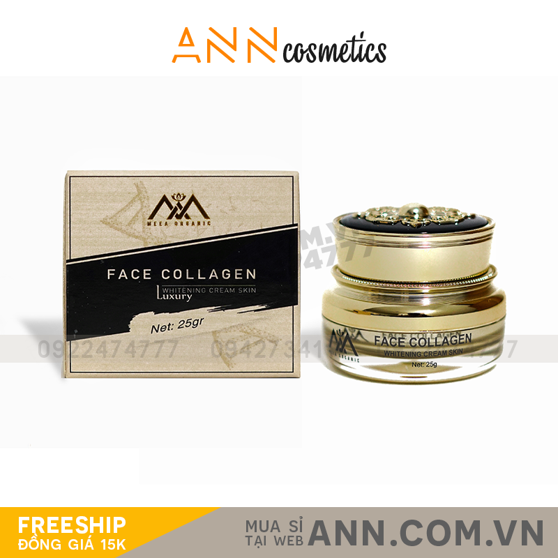 Kem Face DNA Cá Hồi Collagen Luxury MeeA Organic - FCA