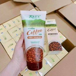Tẩy tế bào Coffe tươi 300g Zoley chính hãng - 8936095371614