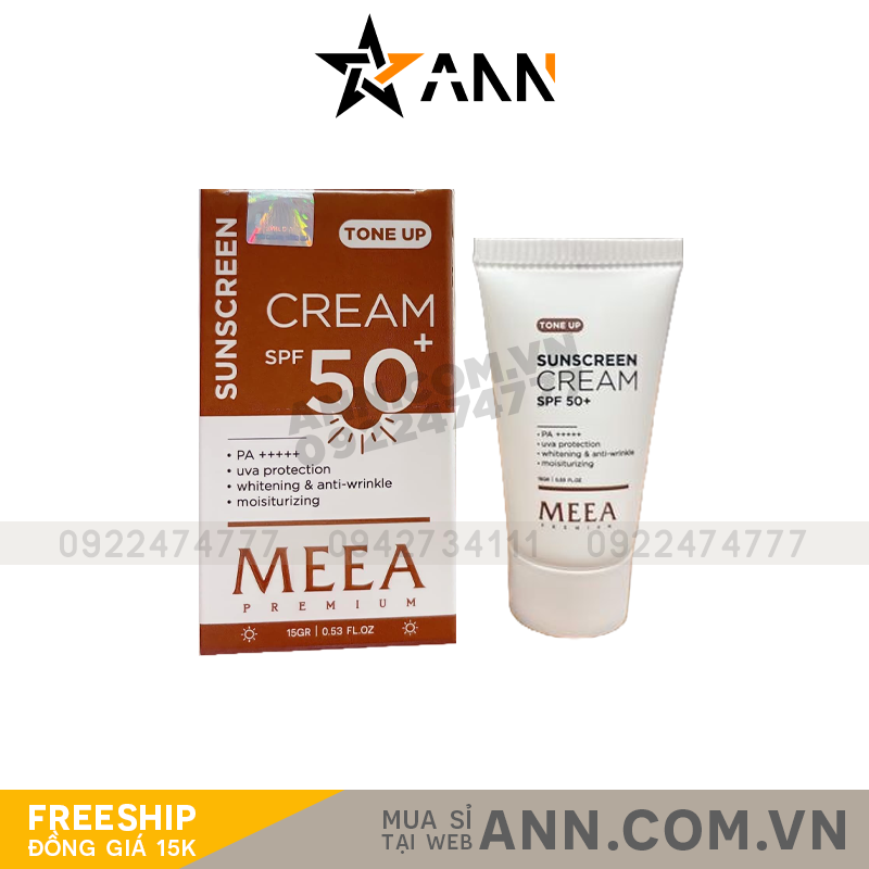 kcn01-4.png Combo 5 Hộp Kem Chống Nắng MeeA Organic Mini 15ml - KCN01