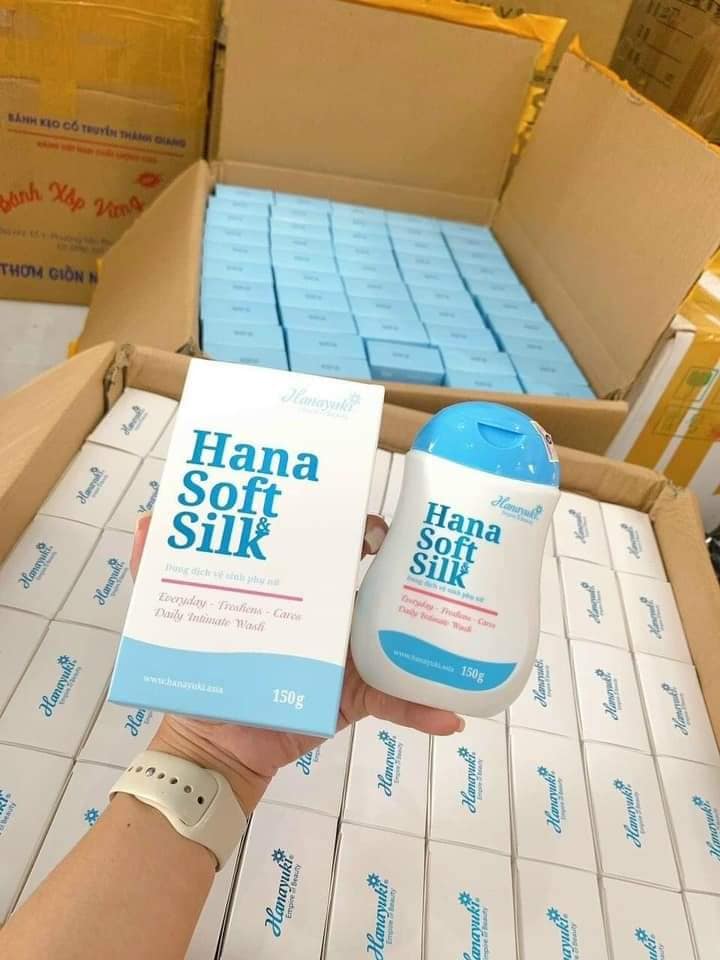 Dung dịch vệ sinh Hana Soft & Silk chính hãng Hanayuki