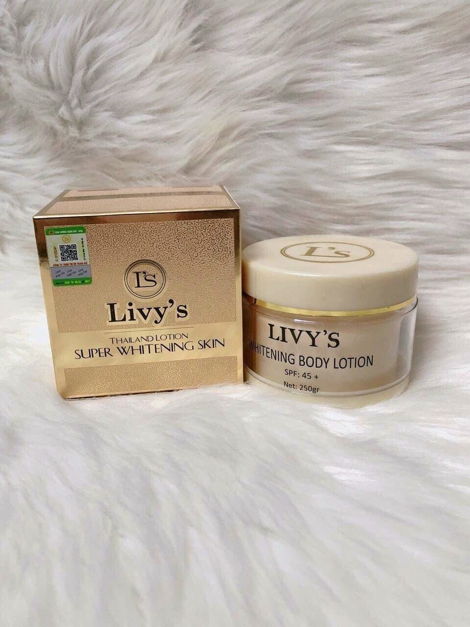 Kem Body Livy’s hộp vàng được nhập khẩu từ Thái Lan