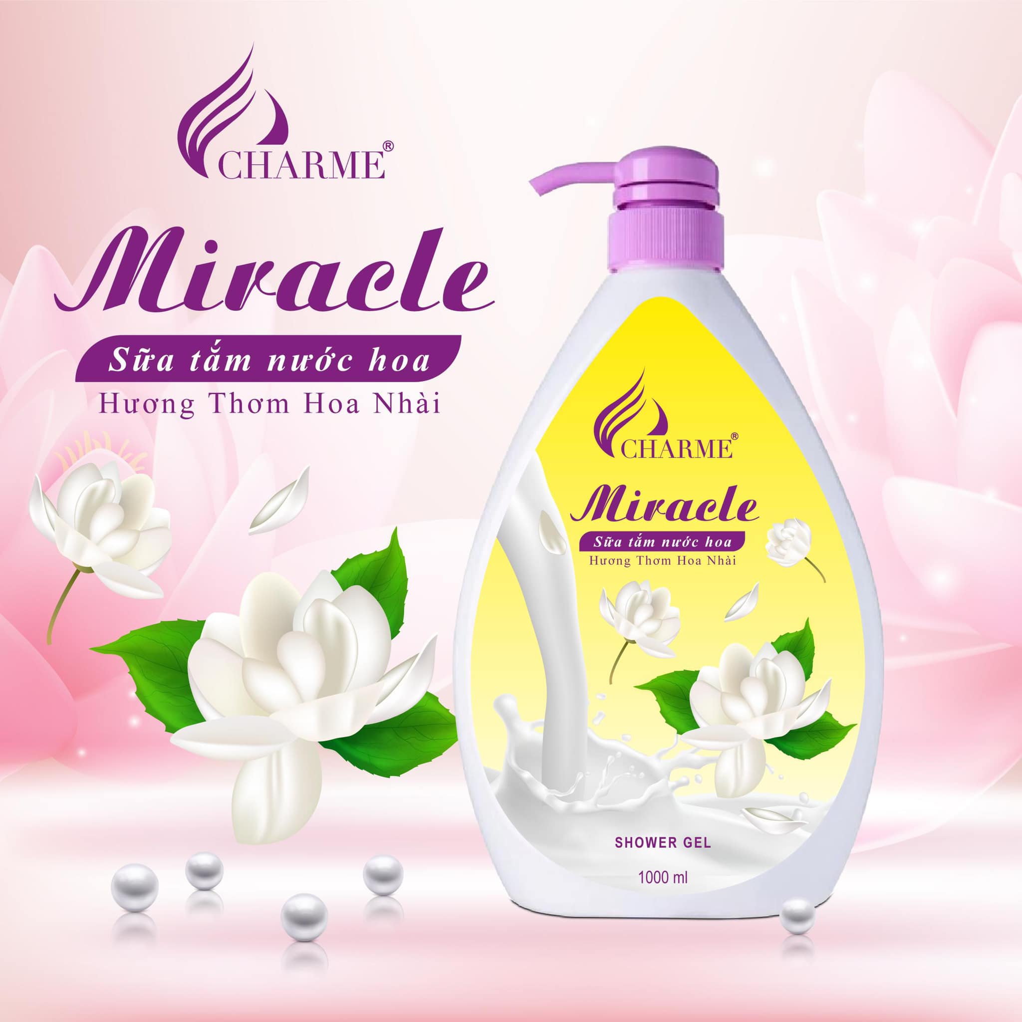 Sữa tắm nước hoa Chame MIRACLE