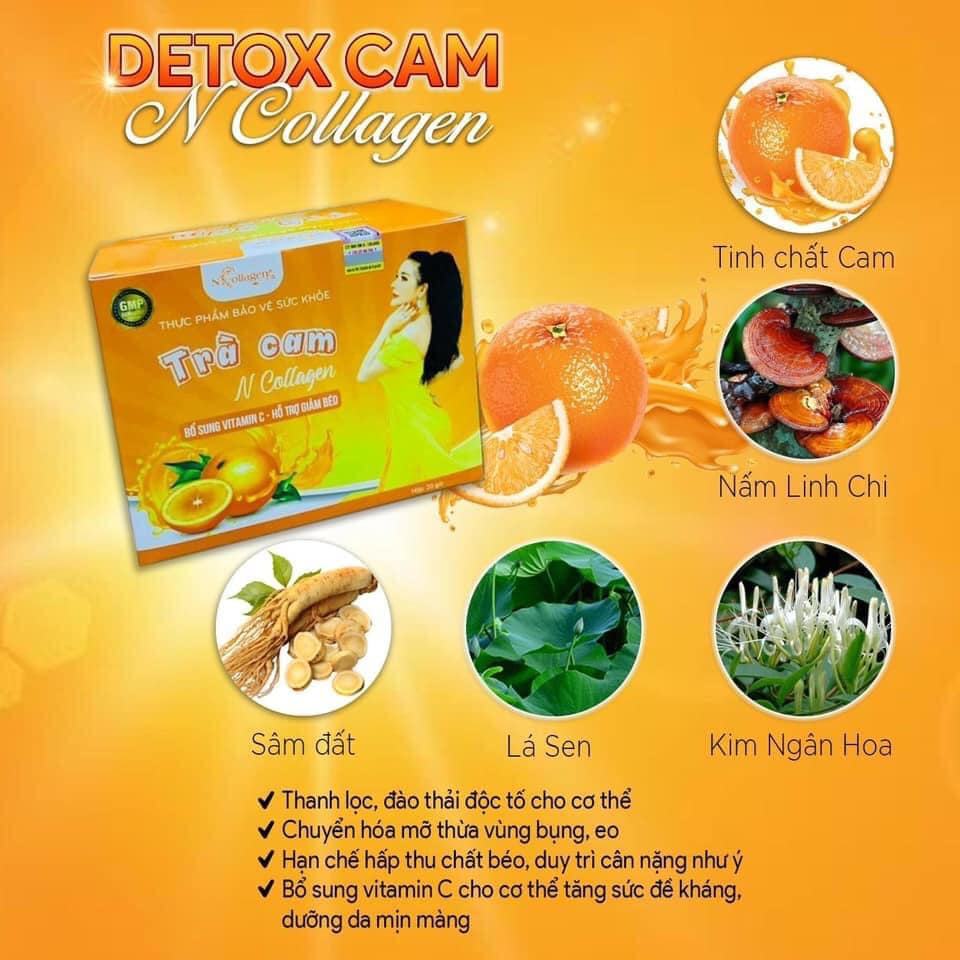 Detox Cam hỗ trợ giảm cân N-Collagen chính hãng