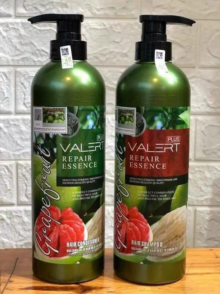 Combo dầu gội xả tinh chất bưởi Grapefruit Valert chính hãng