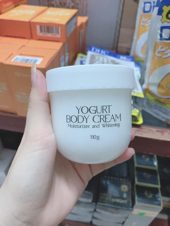Kem dưỡng trắng da toàn thân yogurt body cream Hanayuki chính hãng