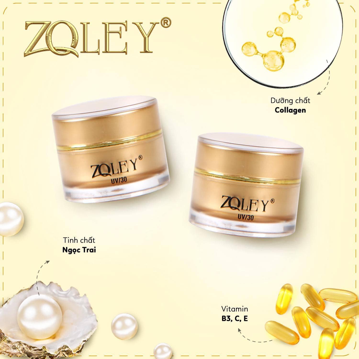 Kem face vàng Zoley KBone tiện lợi, dễ dàng sử dụng