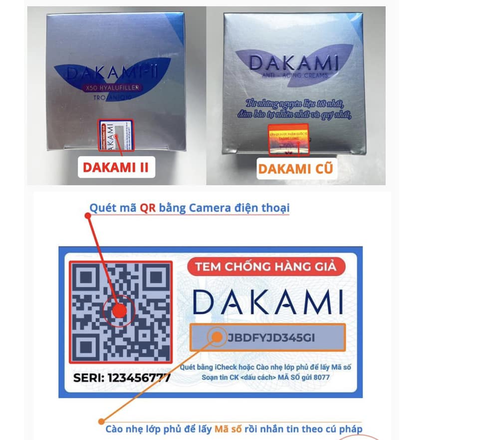 Tránh tình trạng hàng giả, hàng nhái không rõ nguồn gốc đang trôi nổi trên thị trường Công ty DAKAMI