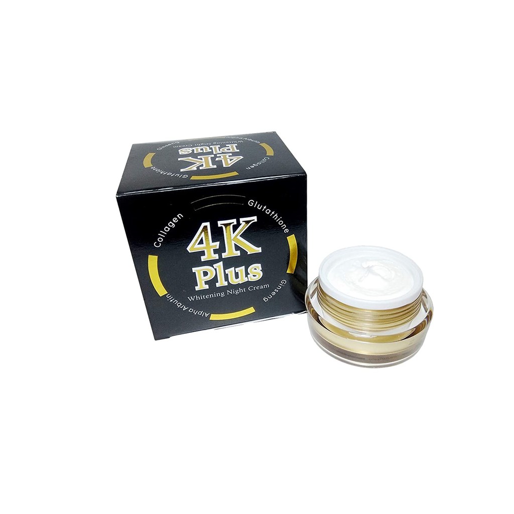 Kem 4k Plus Whitening Night Creams dưỡng trắng da nhanh chóng sau 7 đến 10 ngày sử dụng.