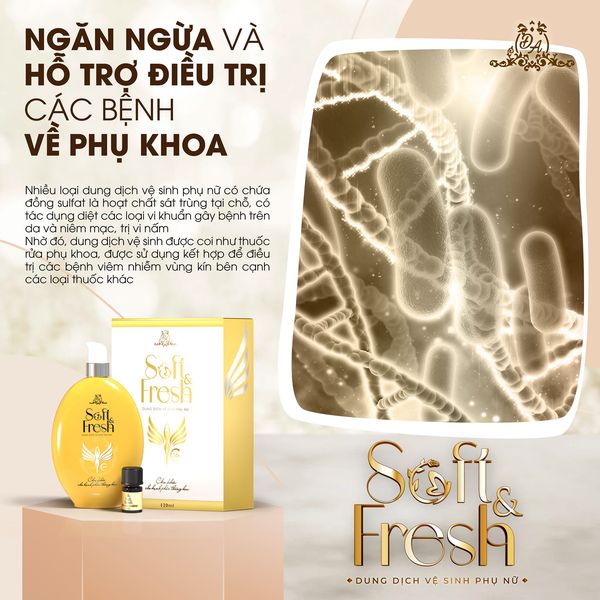 Dung dịch vệ sinh phụ nữ Collagen X3 Soft Fresh Mỹ Phẩm Đông Anh