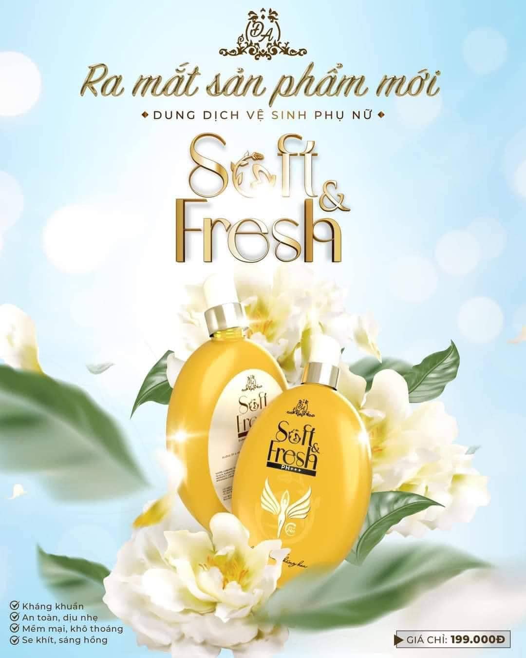 Dung Dịch Vệ Sinh Phụ Nữ Đông Anh Collagen X3 Soft Fresh