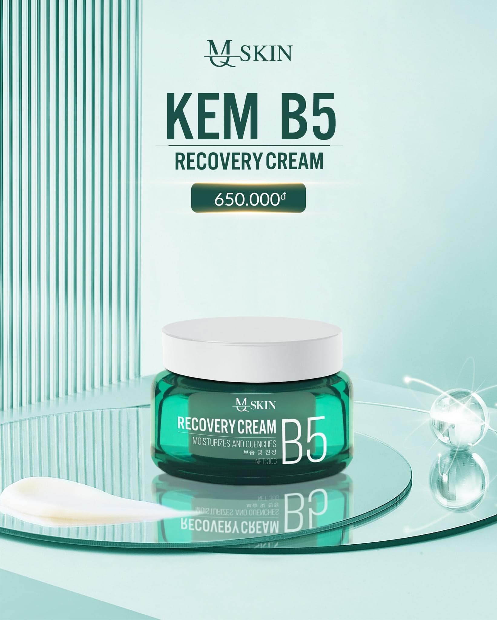 Recovery Cream - B5 kem phục hồi B5 MQ Skin