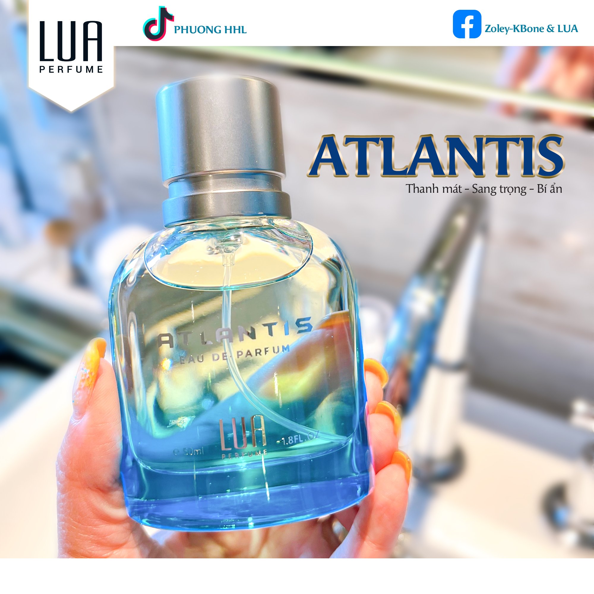 Thưởng thức mùi hương của nước hoa Atlantis