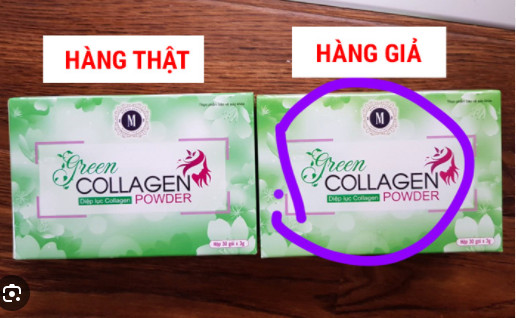 Cách nhận biết Diệp lục Green Collagen hàng thật hay giả