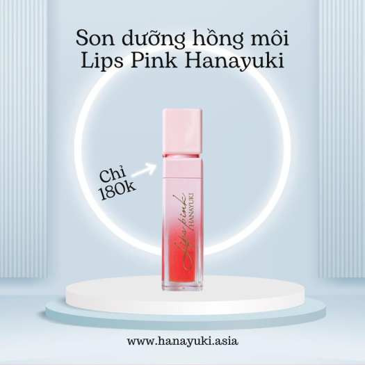 Son Dưỡng Hồng Môi Hanayuki Lips Pink