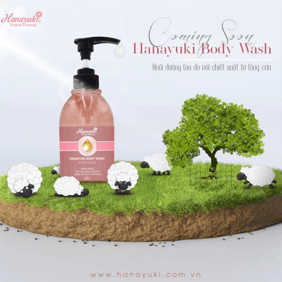 Sữa Tắm Hanayuki Body Wash