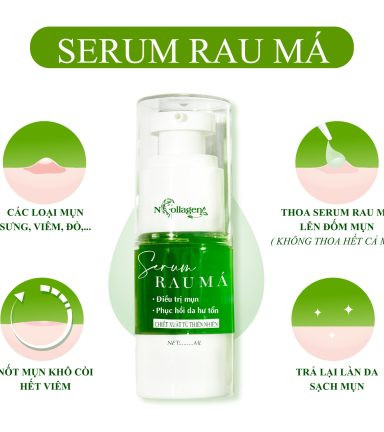 Serum Chấm Mụn Rau Má N Collagen