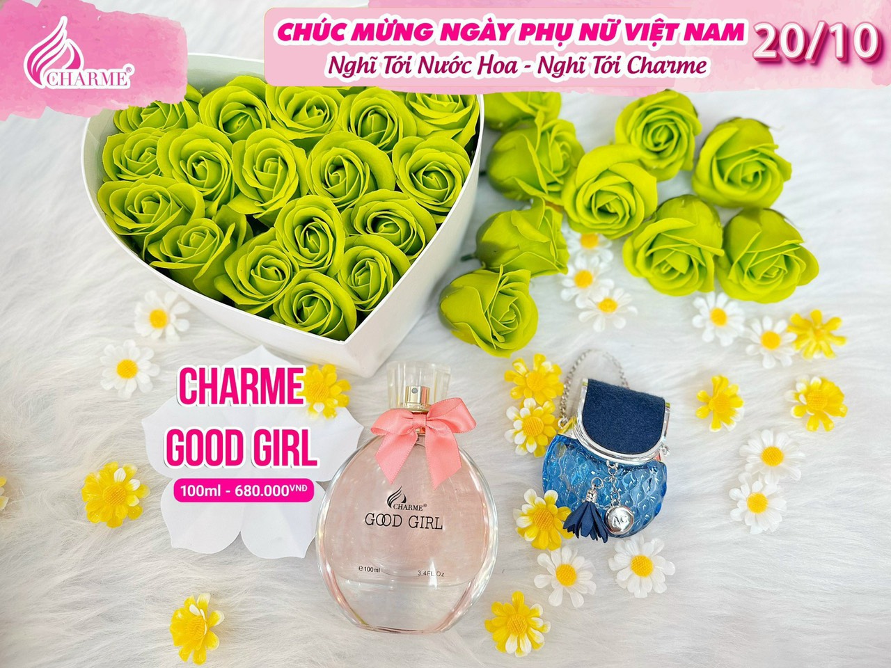 Nước hoa tặng người phụ nữ yêu thương 20/10