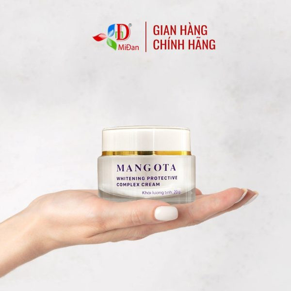 Combo Dưỡng Trắng Serum Mangota và Kem Face Mangota Tím