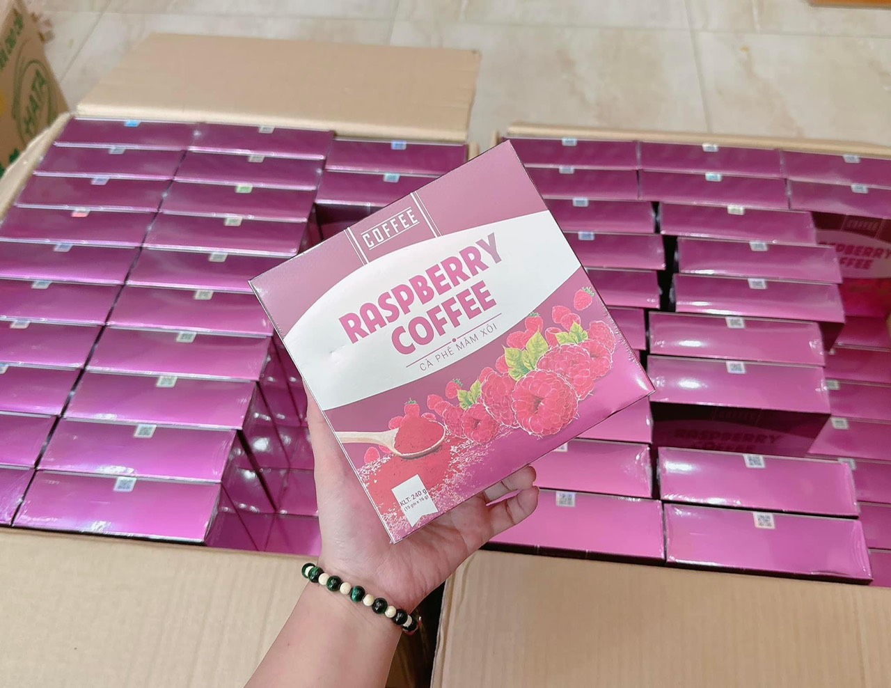 Raspberry Coffee Cà Phê Mân Xôi