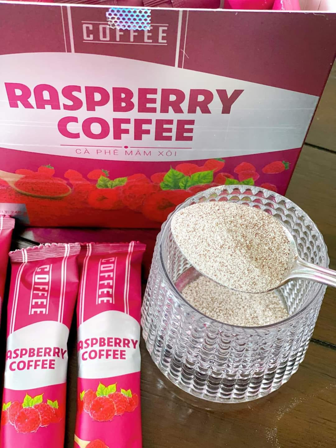 Raspberry Coffee Cà Phê Mân Xôi