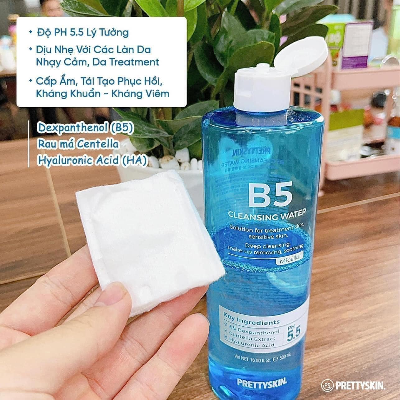 Nước Tẩy Trang B5 PrettySkin 500ml