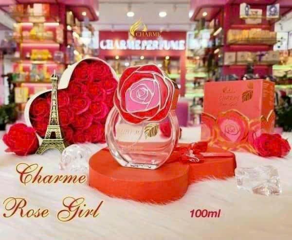 Đỉnh cao về sự quý phái mà tao nhã mùi hương Charme Rose Girl
