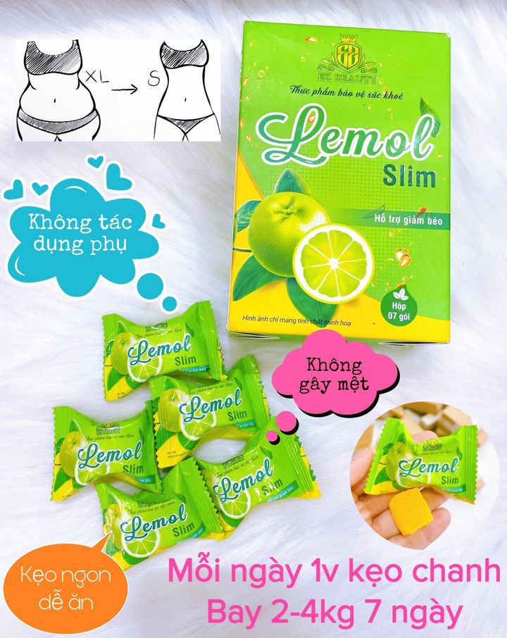 Kẹo Giảm Cân Chanh Lime Slim Ez Beauty giải pháp giảm cân an toàn cho bạn
