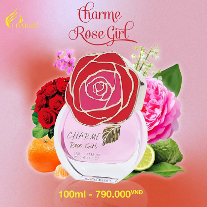 Nước Hoa Nữ Charme Rose Girl 100ml