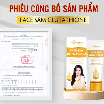 Kem Face Sâm Glutathione N Collagen xoá sạch nám an toàn không kích ứng