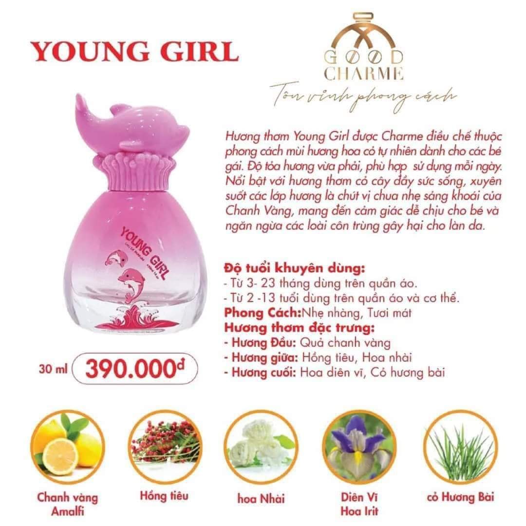 Nước Hoa Trẻ Em Young Girl 30ml Good Charme