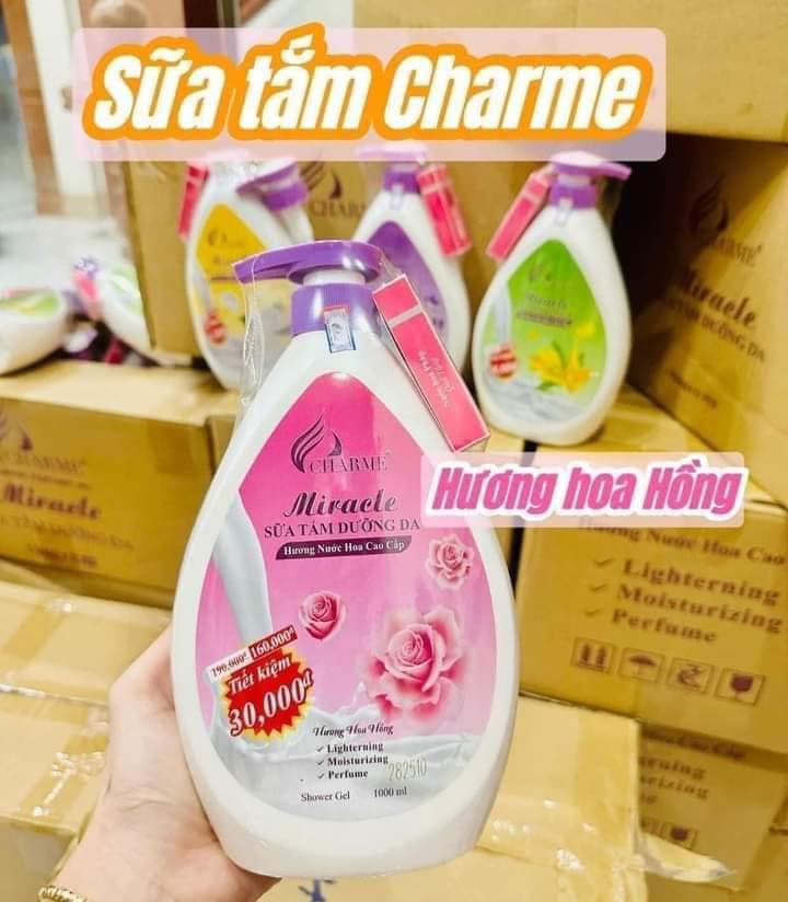 Sữa Tắm Charme Miracle Hương Hoa Hồng