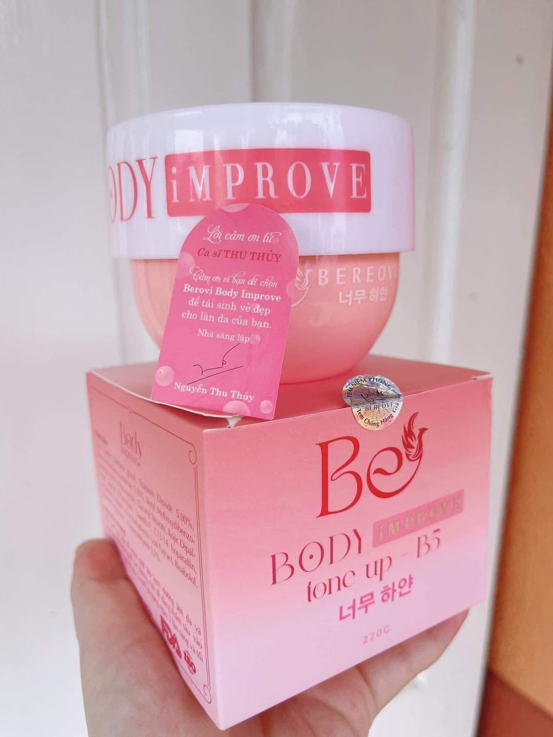 Kem Body Thu Thủy Improve Be Bereovi