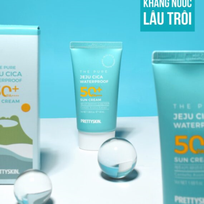 Kem Chống Nắng PrettySkin Kháng Nước The Pure Jeju Cica Waterproof