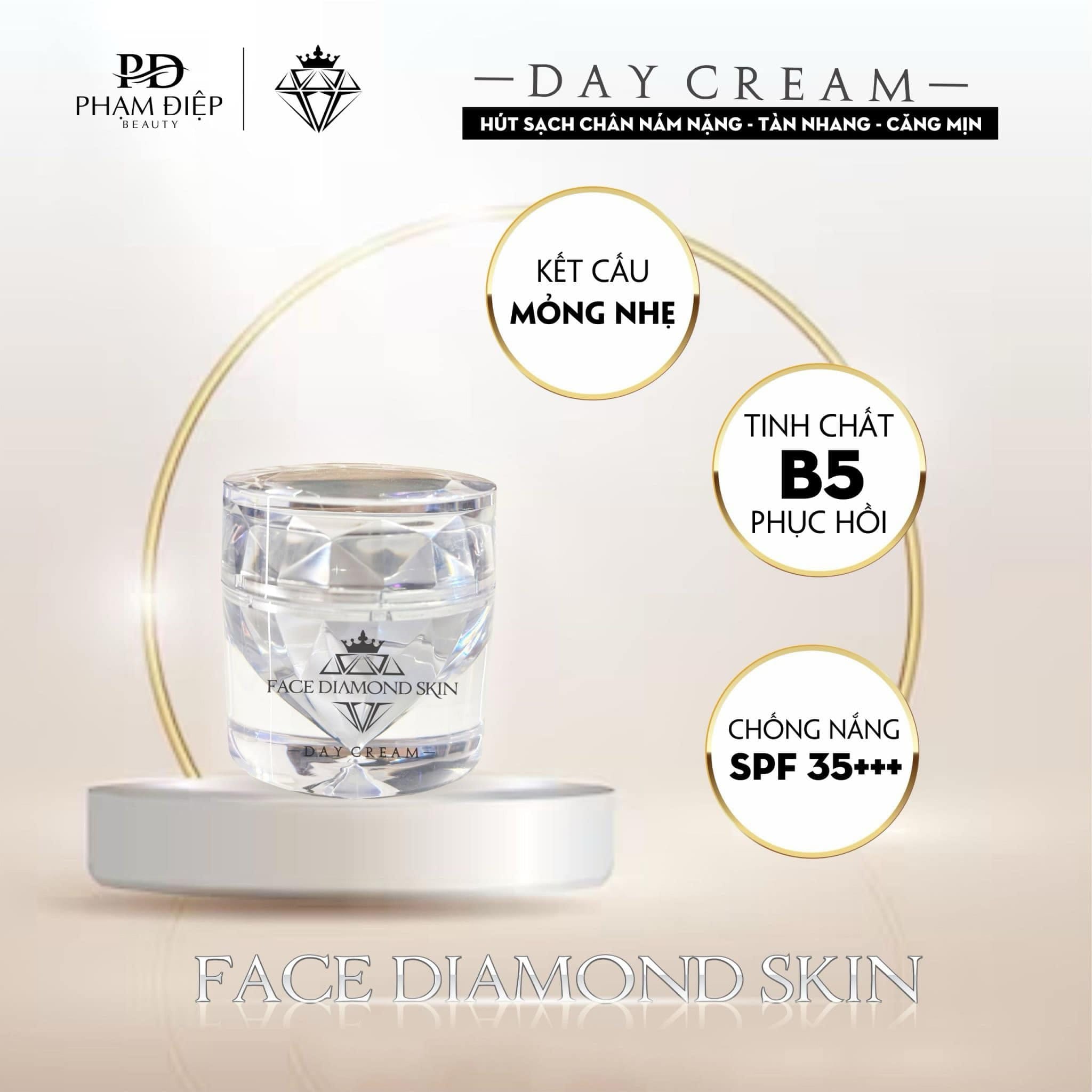 Kem Face Diamond Skin Vitаmιп B5 Phạm Điệp Beauty Dаy Cream